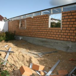 Agrandissement terrasse pour espace de jeu pour enfants Claye-Souilly